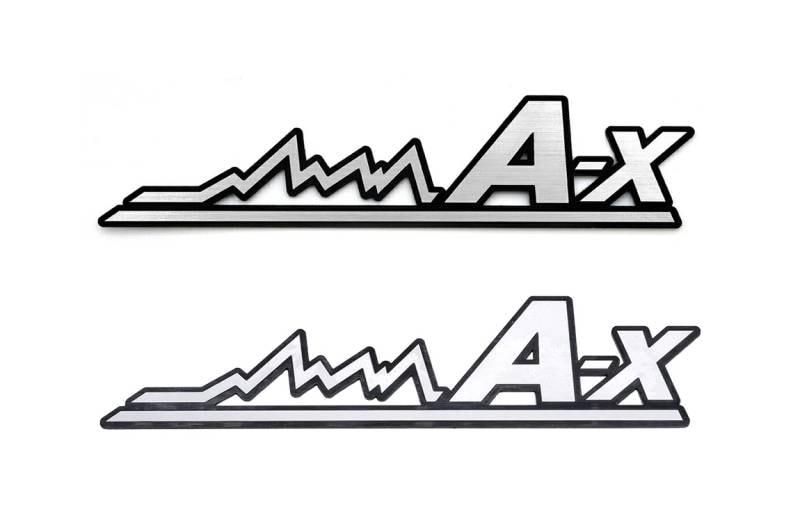 A-x(エークロス) エンブレム マウンテン 14cm シルバー/ホワイト | A-x