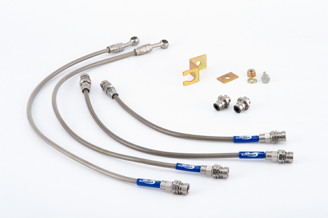 1インチアップキット X-SHOCKセット ステンメッシュブレーキホース