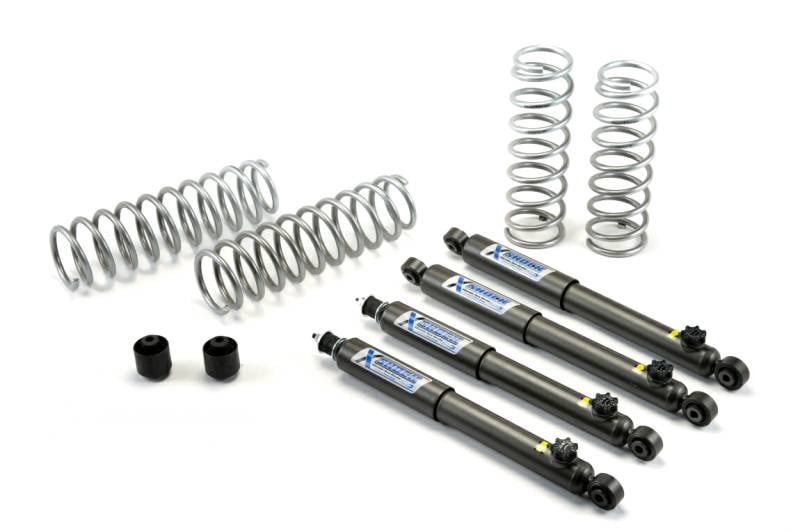 ジムニーシエラ純正サスペンション一式 1インチアップキット X-SHOCK 【ステンメッシュブレーキホース