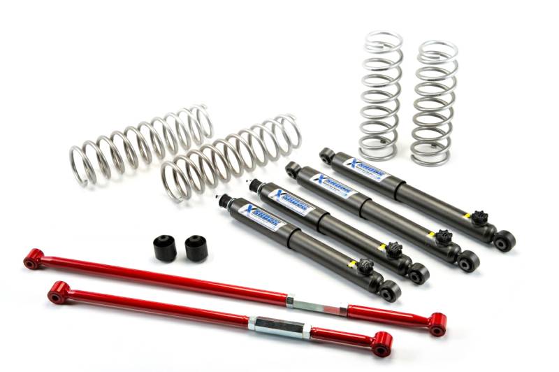 ジムニーJB64W 純正サスペンション ショック ブレーキホース 1インチアップキット ラテ、X-SHOCK 【ステンメッシュブレーキ