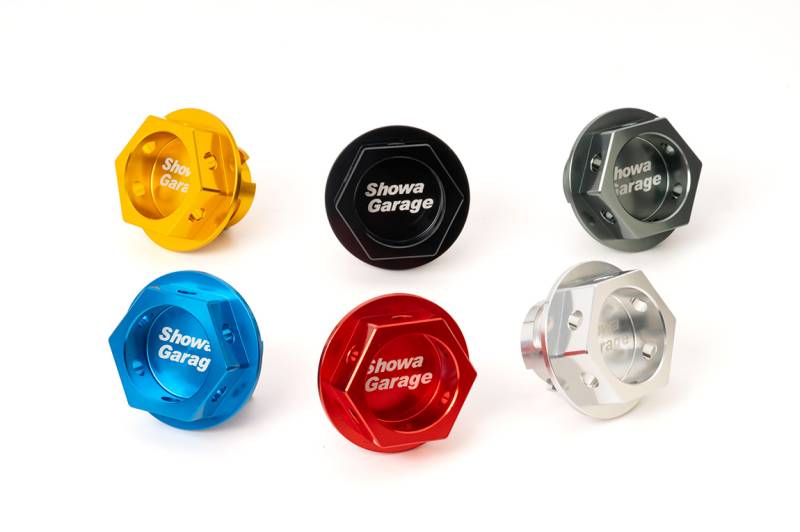 SGR オイルフィラーキャップ [Showa Garage]ロゴ アルミ削り出し