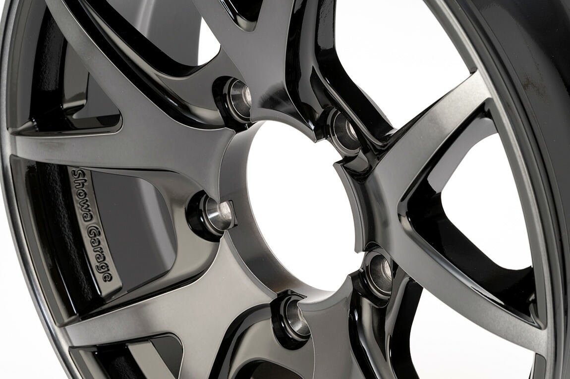 INSPIRE X 16×5.5J+20 ブラックポリッシュ 1本 ジムニー JB64、JB23