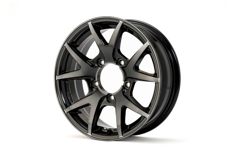 INSPIRE X 16×5.5J+20 ブラックポリッシュ 1本 ジムニー JB64、JB23