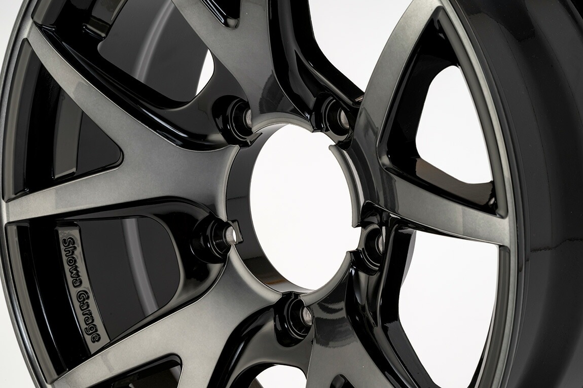 $ページ INSPIRE X 16×6.0J±0 ブラックポリッシュ 1本 ジムニーシエラ