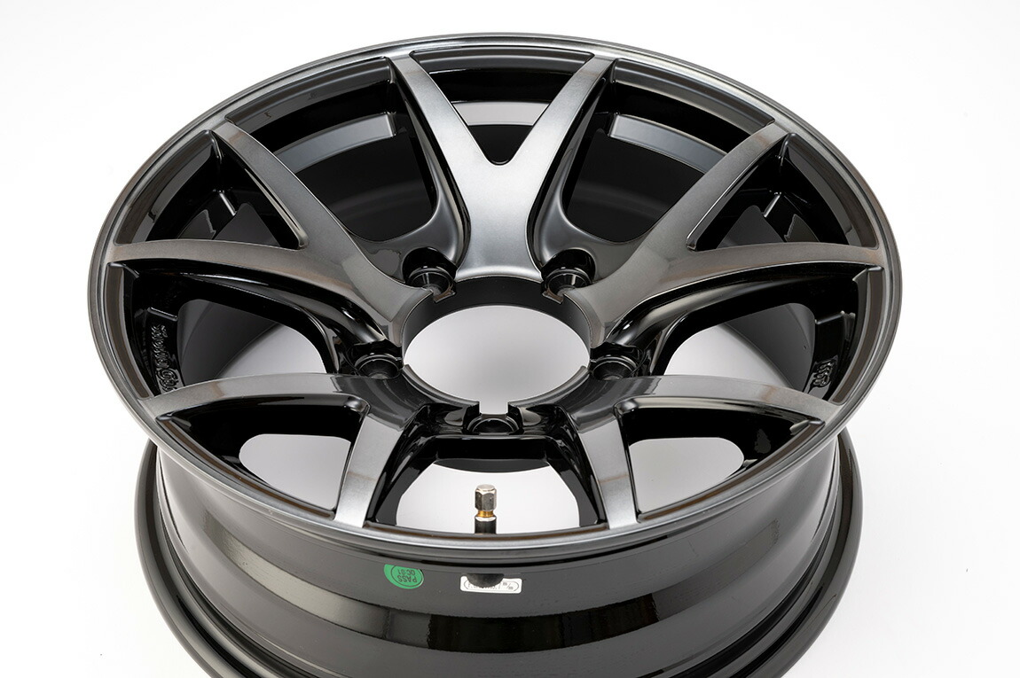 INSPIRE X 16×6.0J±0 ブラックポリッシュ 1本 ジムニーシエラ