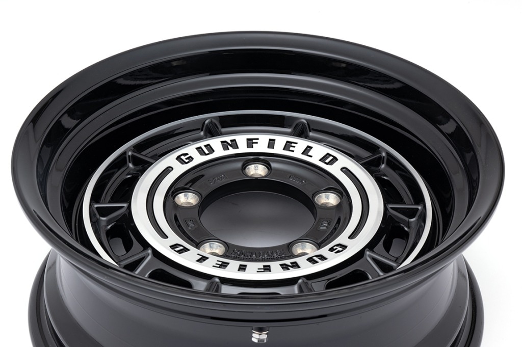 GUNFIELD 16×6.0J±0 ブラックポリッシュ 1本 ジムニーシエラ・ジムニー