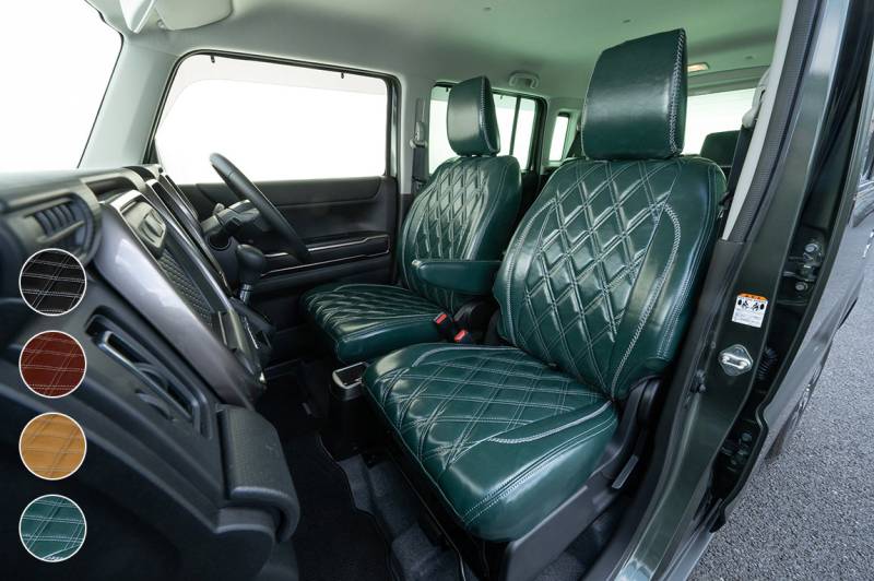シートカバー ハスラー オールドシリーズ 一台分 MR52S/MR92S ブラック