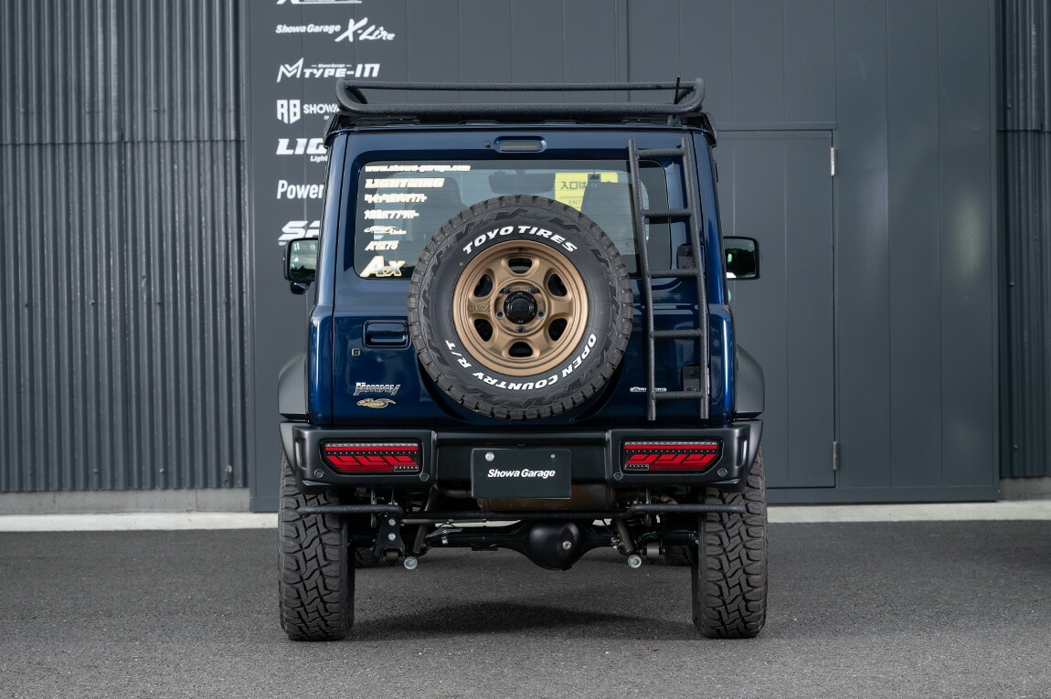 スペアタイヤ移動ブラケット 純正真上移動タイプ ジムニーJB64