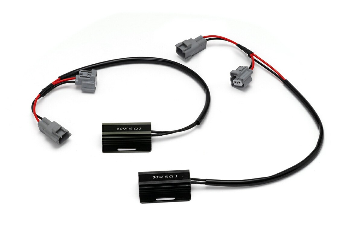 LEDウィンカー用カプラーオン抵抗 取付けプレートセット ジムニー JB64