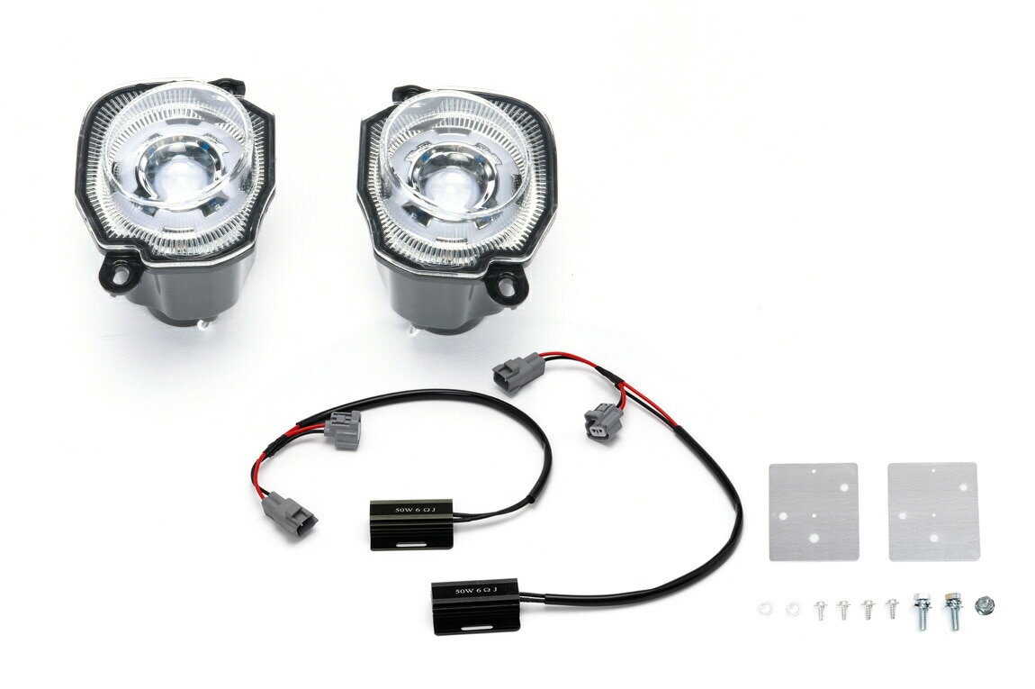 LEDフロントウィンカーランプ タイプ2 カプラーオン抵抗 取付け