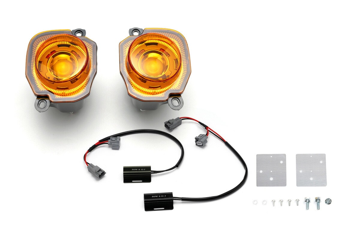 LEDフロントウィンカーランプ タイプ2 カプラーオン抵抗 取付け