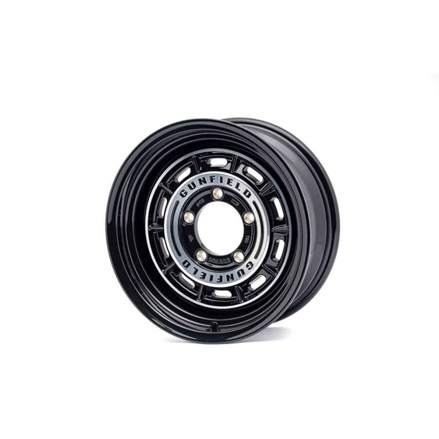 アルミホイール 16インチ GUNFIELD 16×6.0J±0 ブラックポリッシュ 1本