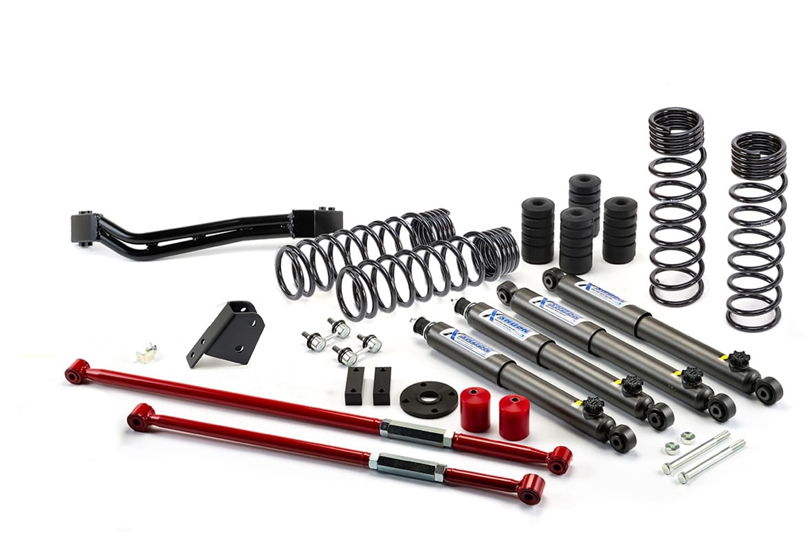 SGアジャストコイル75 X-SHOCK B ステンメッシュブレーキホースセット