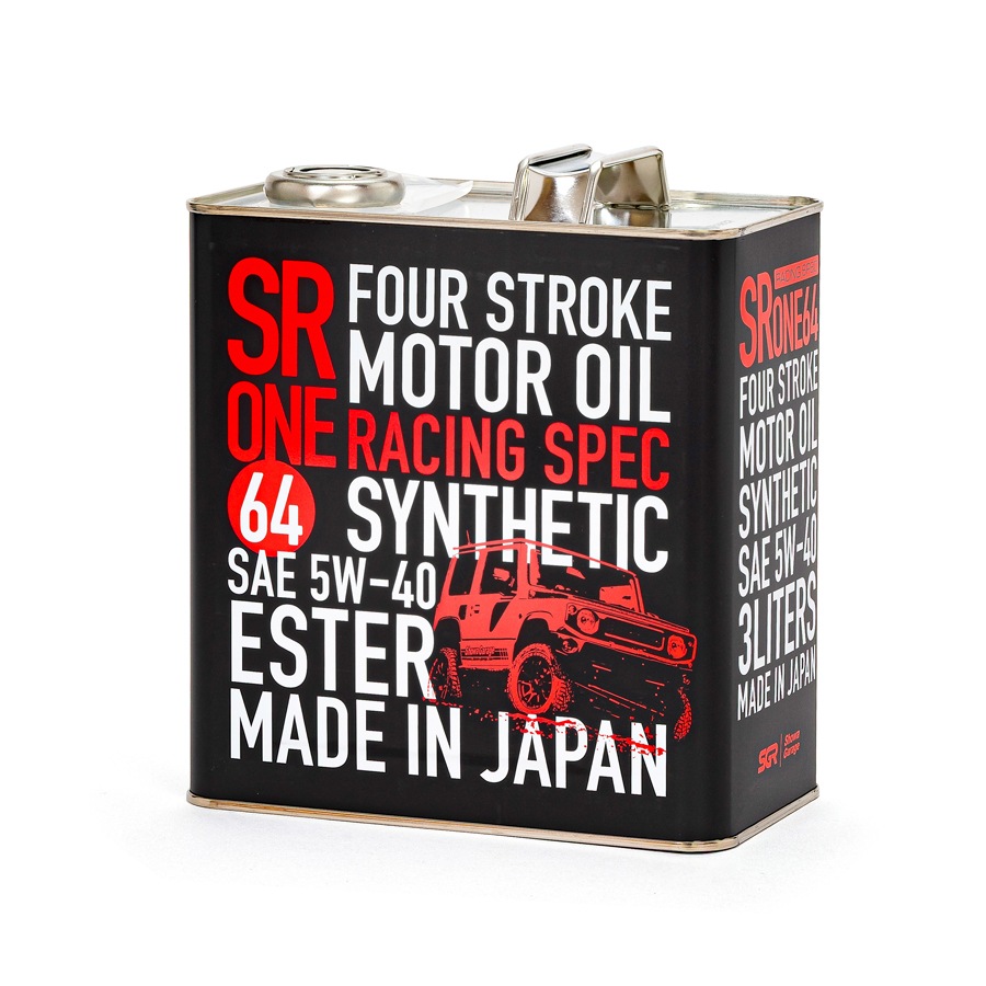 SGRエンジンオイル 5W-40 3L SR-ONE64 レーシングスペック ジムニー