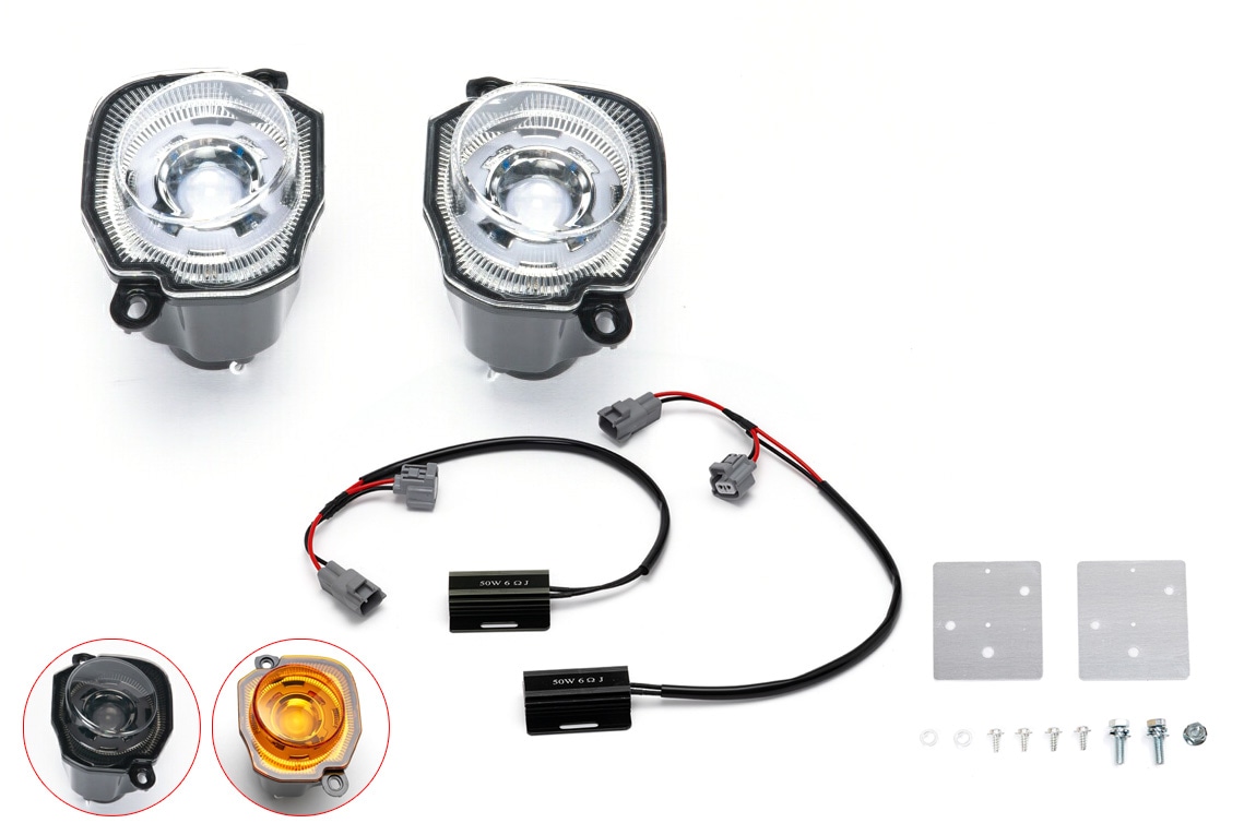 【ふうほだ】LEDフロントウインカータイプ2・カプラオン抵抗セット ふうほだ】LEDフロントウインカータイプ2・カプラオン抵抗セット ふう