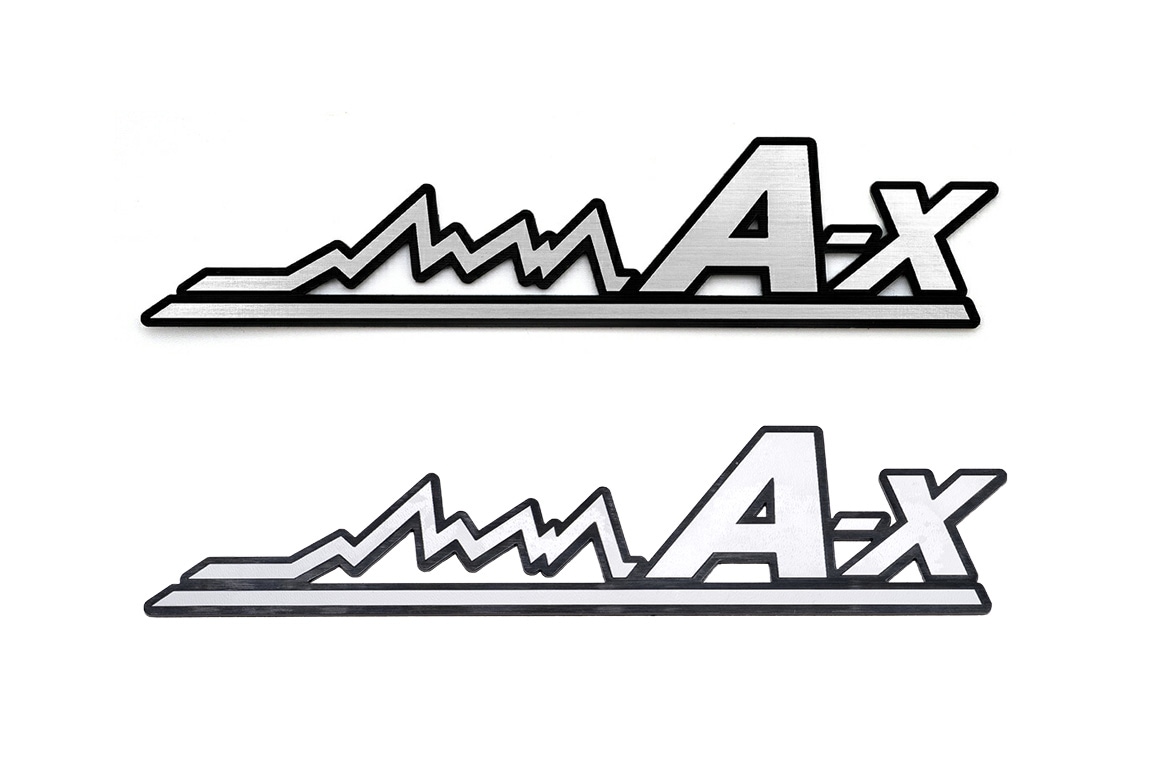 A-x(エークロス) エンブレム マウンテン 14cm シルバー/ホワイト | A-x