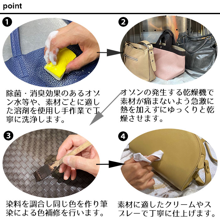 【エルメス製品専用】バッグクリーニング カラーリングコース