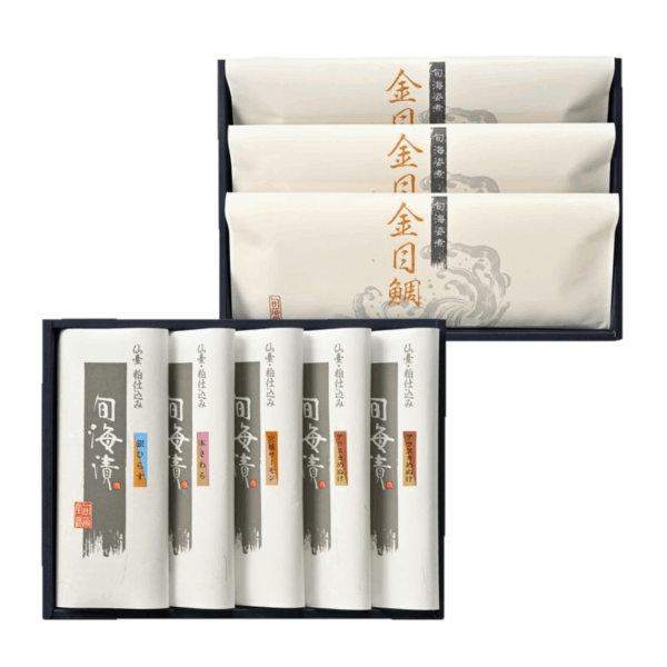 ST-103c (送料込！旬海漬5切・金目鯛姿煮3枚 化粧箱入)