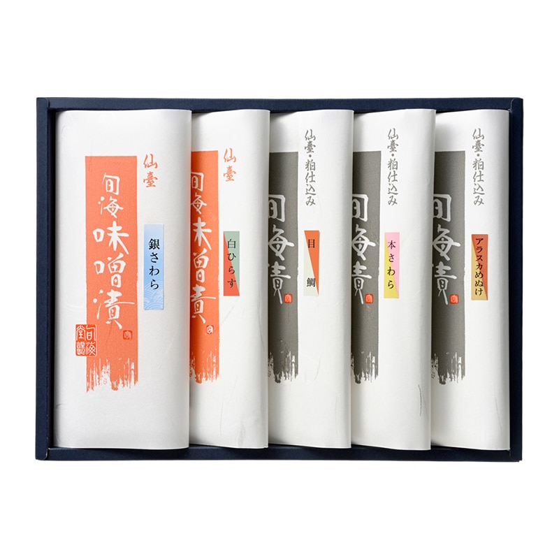 KS-103a (旬海漬3切・味噌漬2切 化粧箱入)