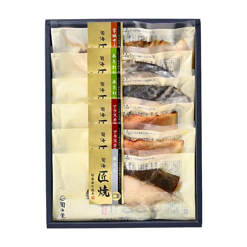 ST-109 (送料込！匠焼6切 化粧箱入)