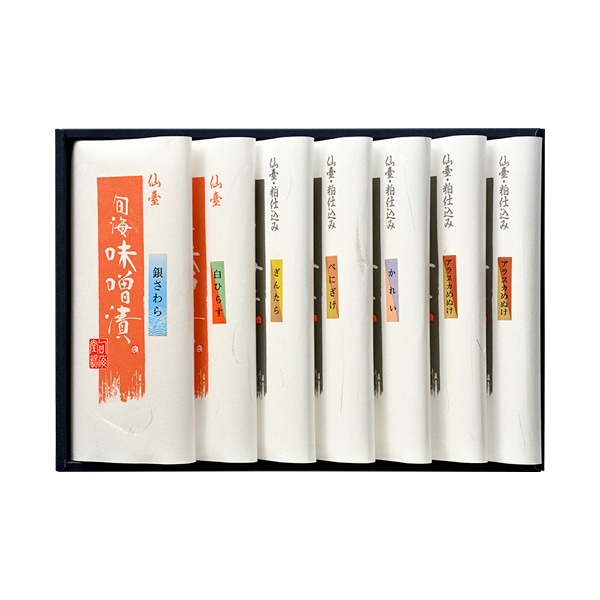 KS-105 (旬海漬5切・味噌漬2切 化粧箱入)