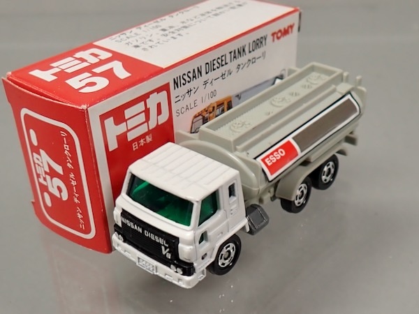 新品] 日本製 トミカ 57-2 日産ディーゼル タンクローリー | トミカ 赤