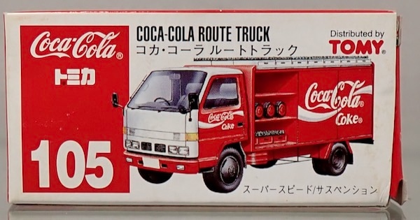 新品] 日本製 トミカ 105-3 コカ・コーラ ルートトラック | トミカ 赤