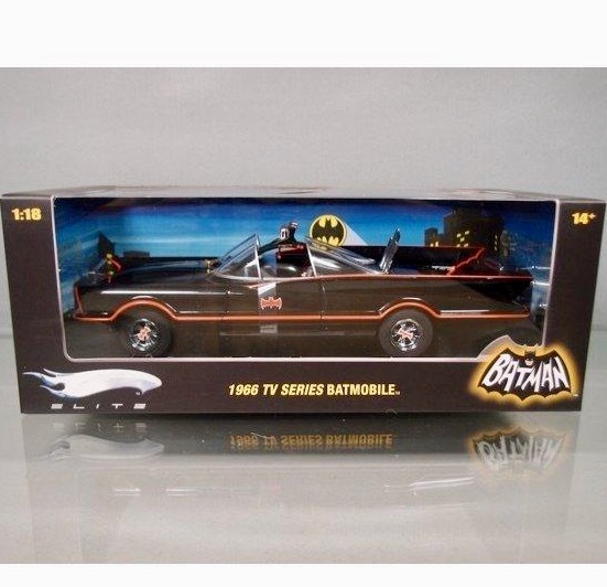 MATTEL HOTWHEELS 1/18 1966 �Хåȥޥ� TV ���꡼�� �Хåȥ⡼�ӥ� 1966 TV SERIES BATMOBILE