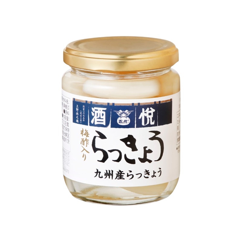 酒悦暖簾　梅酢入り らっきょう（110g）