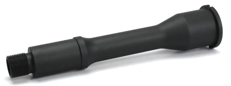 IRON AIRSOFT WA M4シリーズ用 6インチ アルミアウターバレル ブラック