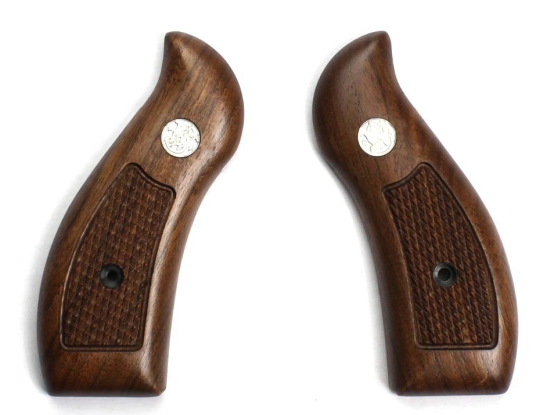 ハートフォード S&W Kフレームリボルバー用 ラウンドチェッカー入り