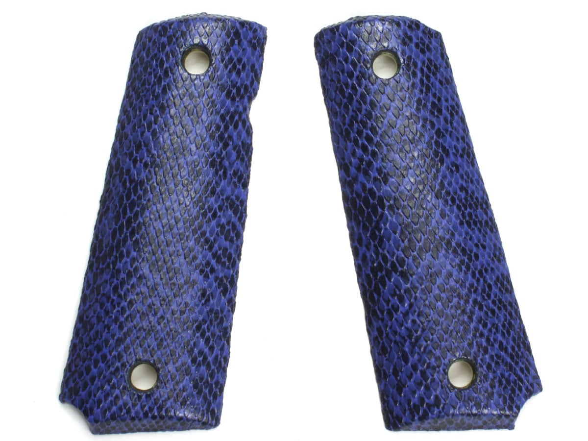 If-Product 各社1911シリーズ対応 レザーグリップ（Ver.1） ブルー