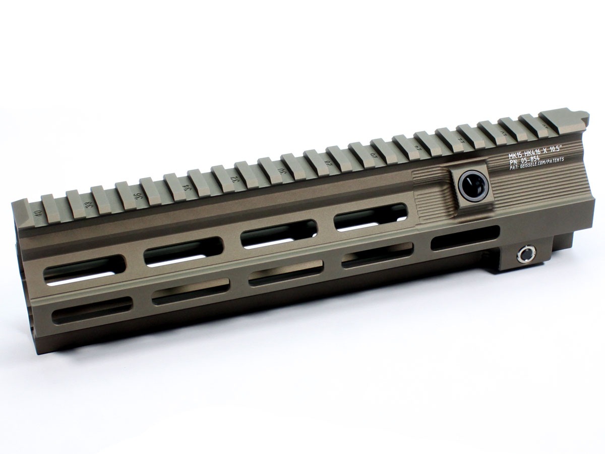 AngryGun UMAREX/VFC ガスブローバックHK416 対応 Geissele 10.5