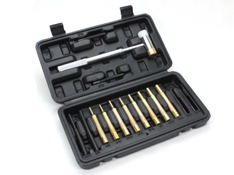 ノーブランド ケース付きピンポンチ＆ハンマーセット | メンテナンス