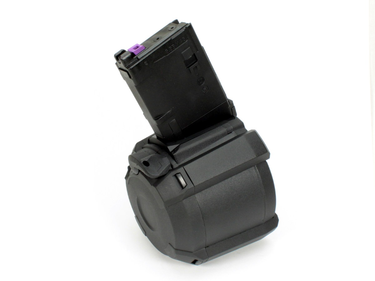 M4 GBB ガスブロ 400連 Magpul D-60ドラムマガジン M4 GBB ガスブロ 400連 Magpul D-60ドラムマガジン M4 GBB