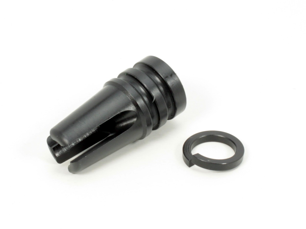 T8 Airsoft XM16E1 3-Prongタイプ フラッシュハイダー 14mm逆ネジ仕様