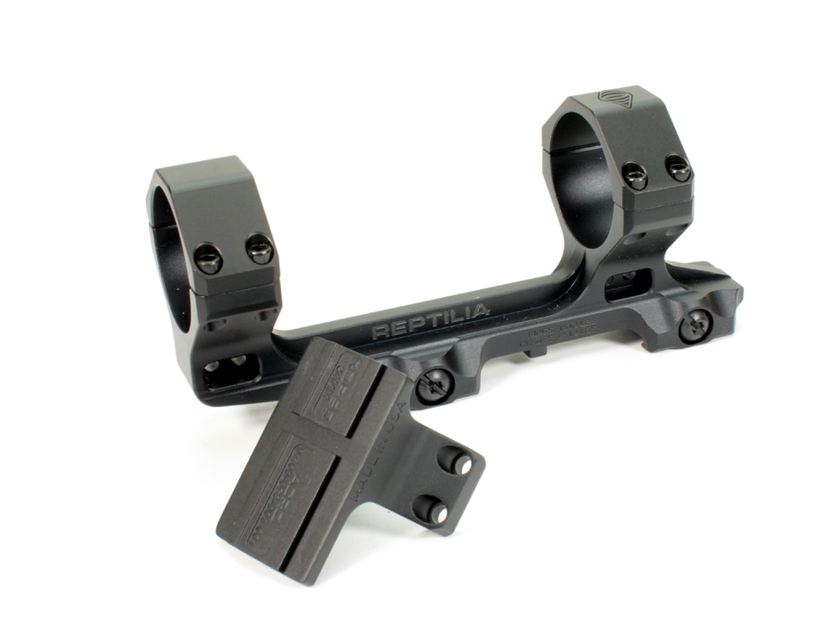 AngryGun 34mmスコープ対応 REPTILIA AUSタイプスコープマウント BK