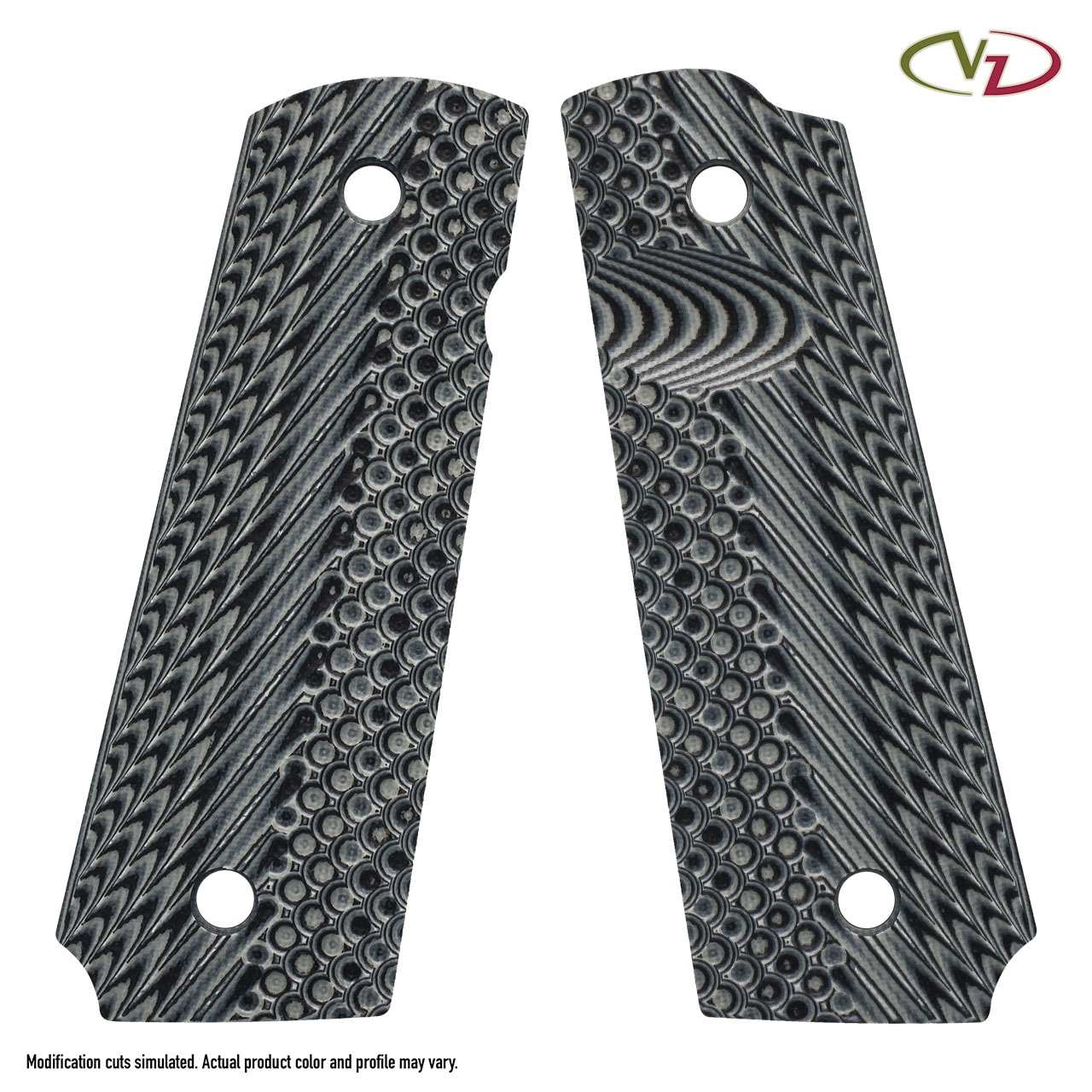 VZ GRIPS 1911コンパクト系グリップ オペレーター2 ブラック