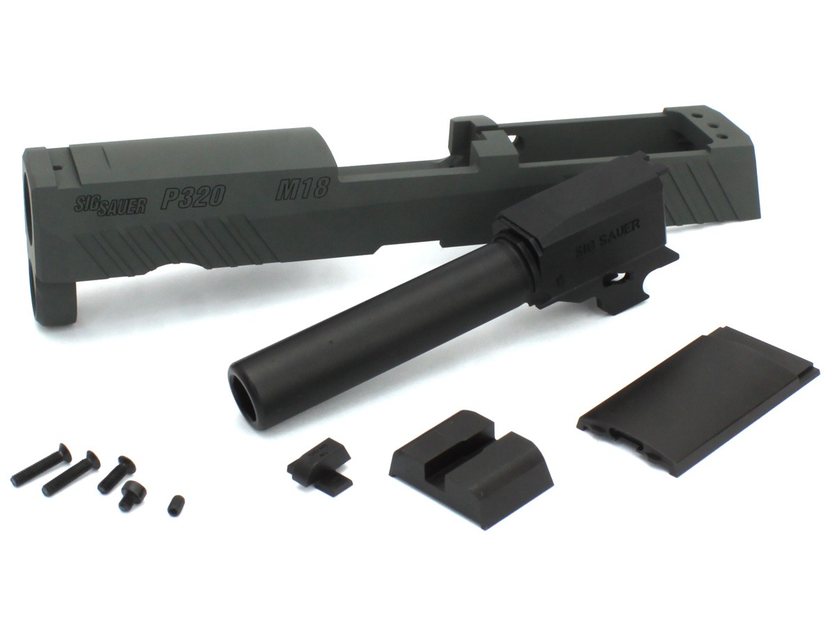 SIG M17 M18 カスタムパーツ セット カスタム完成品】FORTRESS: SIG AIR P320 M17/M18 CO2ガスブローバック