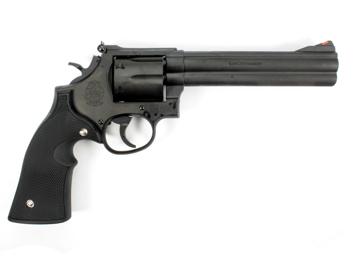 M586 マルシン 発火式モデルガン Smith&Wesson M586 6インチ ブラックヘビーウエイト プラグリップ | 本体,モデルガン,マルシン ...
