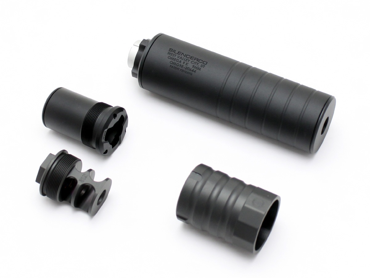 RGW 各社14mm逆ネジ対応 SilencerCo Omega 9kタイプダミーサイレンサーセット すべての商品 SIDEARMS