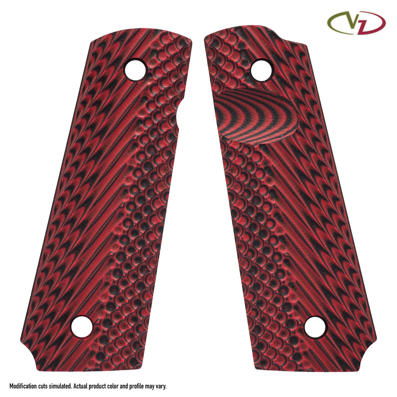 最終価格　VZ Grips G10グリップ 1911 オペレーター2 ブラック VZ Grips ハンドガングリップ M1911コンパクトモデル対応