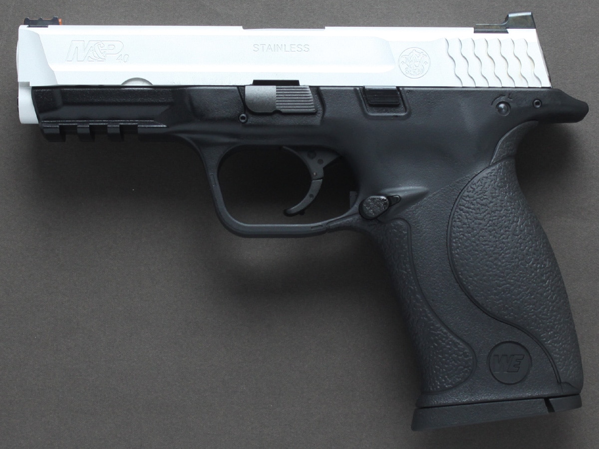 サイドアームズカスタム WE M&P.40ベース スライドシルバーカスタム