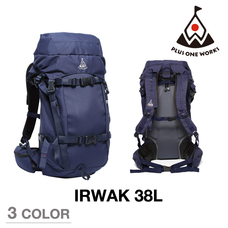 プラスワンワークス plus one works イリワク IRWAK 38 プラスワンワークス イリワク PLUS ONE WORKS IRWAK [38L