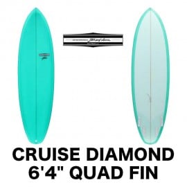 CRUISE DIAMOND QUAD FIN [6'4
