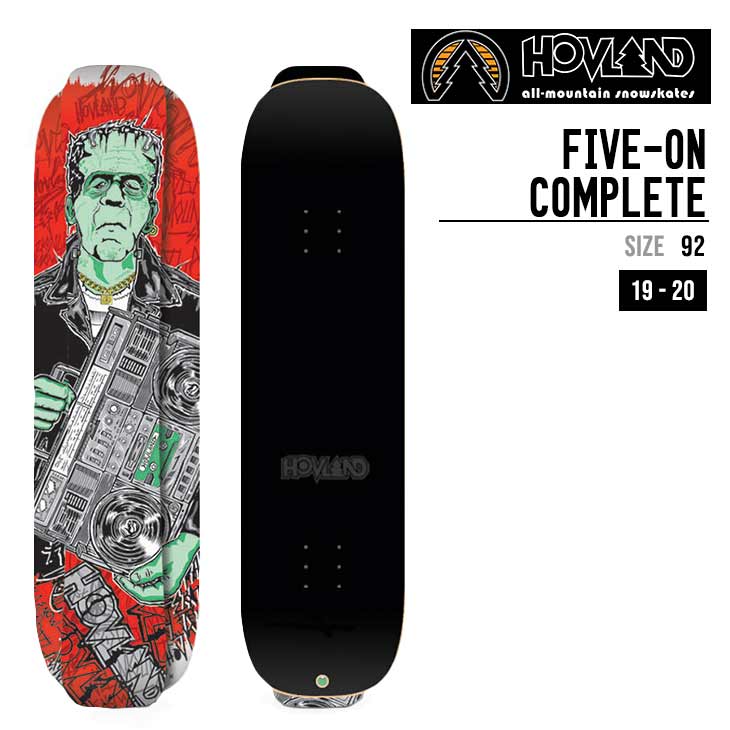 HOVLAND スノースケート　ファイブ・オー 楽天市場】HOVLAND SNOWSKATE FIVE-OH 92CM COMPLETE