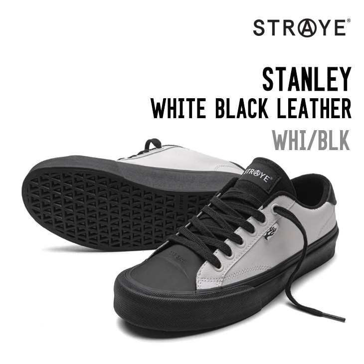 STANLEY WHITE BLACK LEATHER