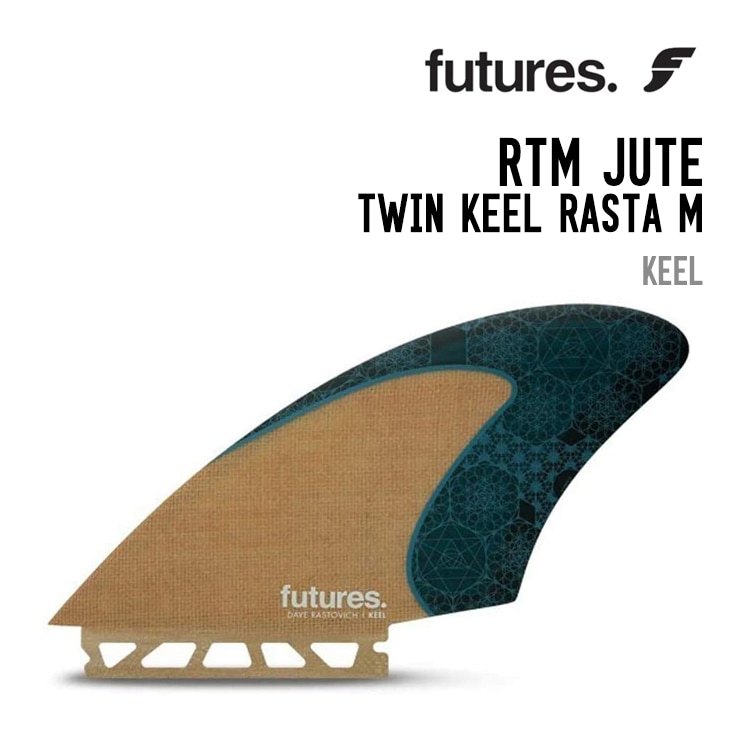 FUTURE FIN JUTE TWIN KEEL RASTA | SIDECAR ONLINE SHOP