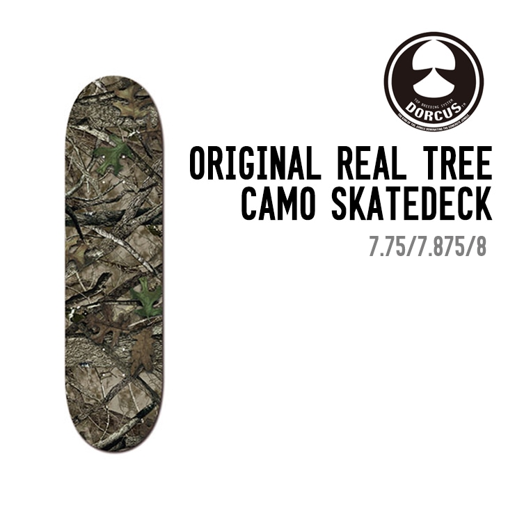 ORIGINAL REAL TREE CAMO SKATEDECK