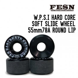 W.P.S.I HARD CORE SOFT SLIDE WHEEL 55mm78A ROUND LIP